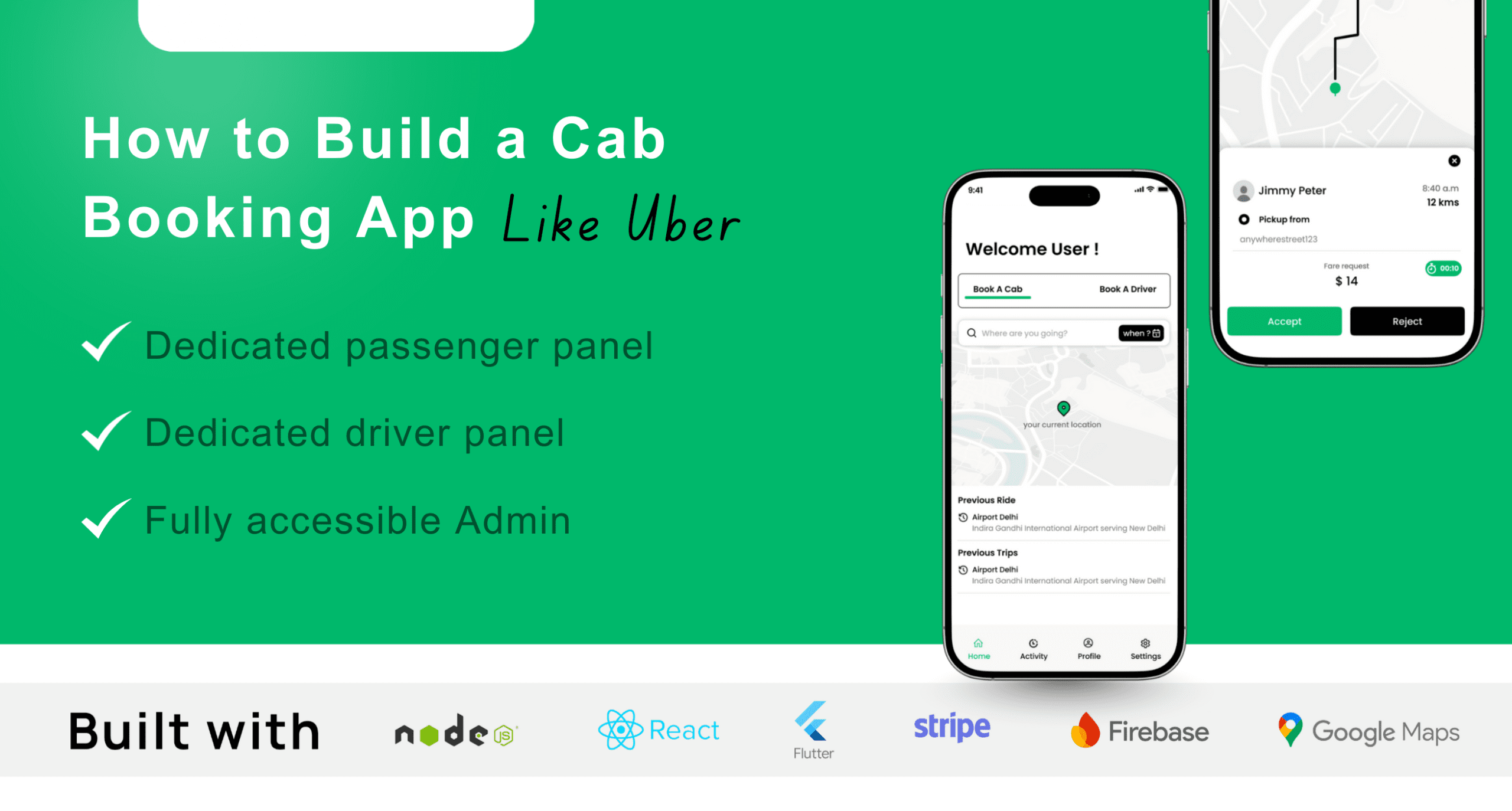 How to Build a Taxi Booking App Like Uber | Cost & Features